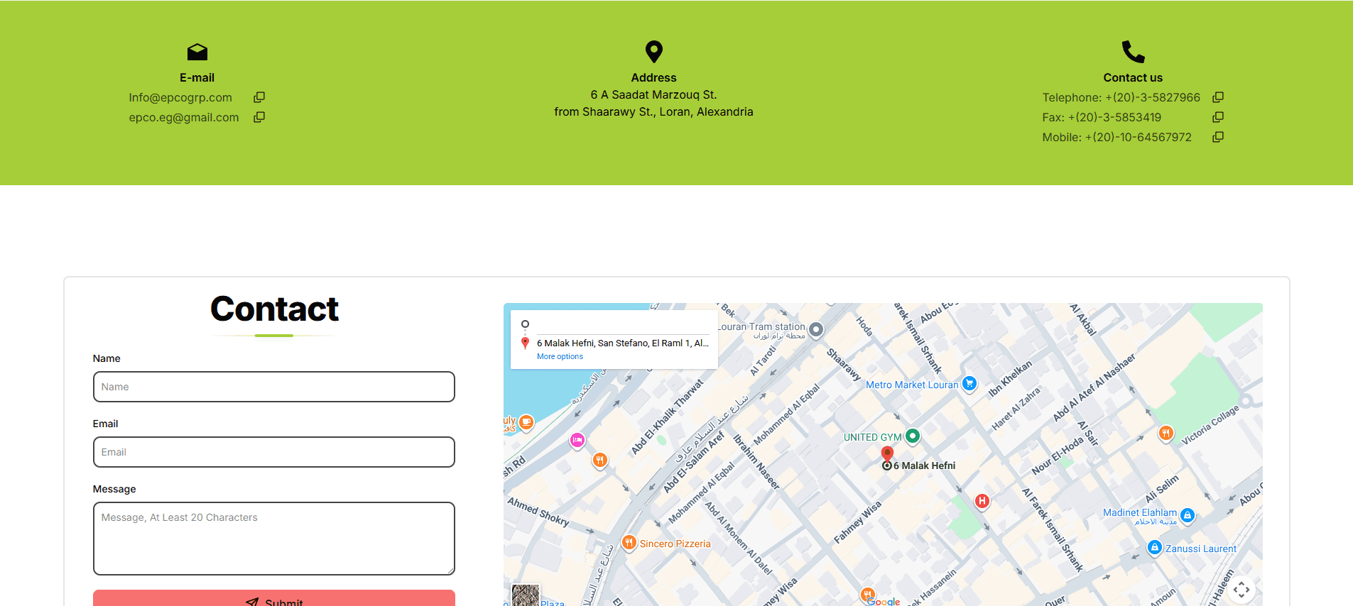 Epco Group Company Website image 6