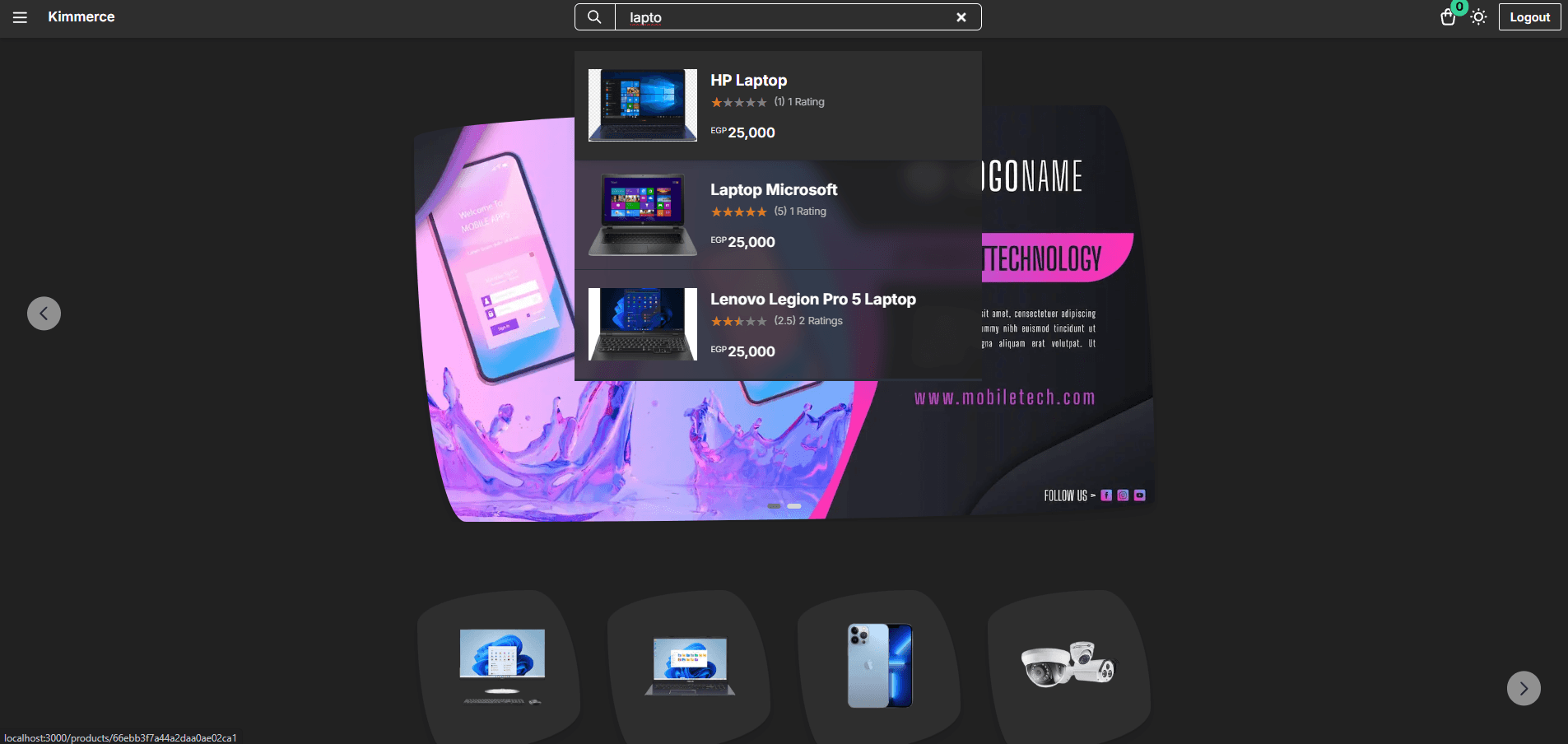 E-Commerce Application image 1